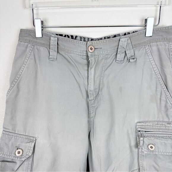 Mens Fox Racing Y2K Khaki Shorts Skateboard 32 Cargo - Picture 4 of 7